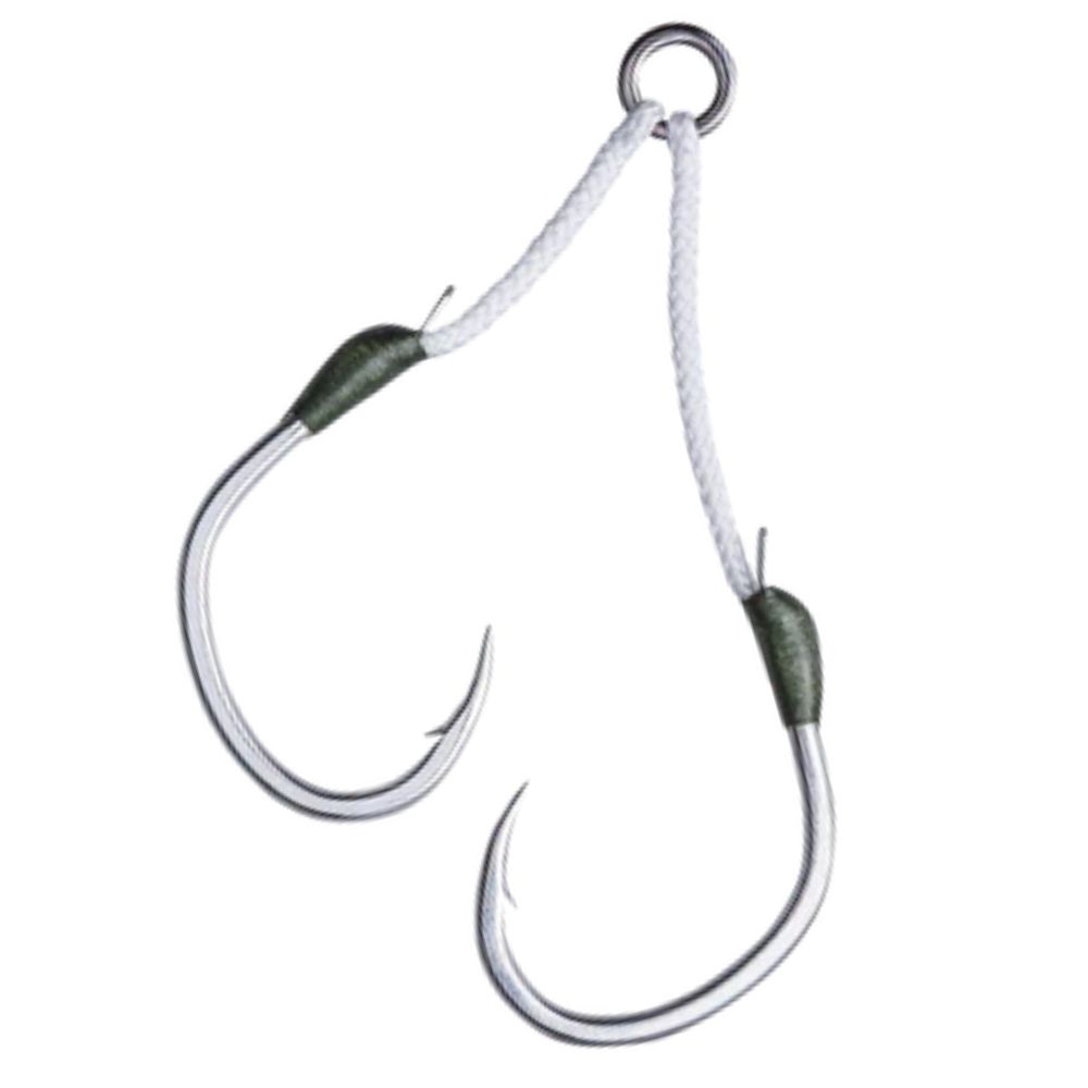 MAJOR CRAFT Pre-Tied Hard Coated Jigging Tandem Assist Hooks ZOC Power Type PT - Image 2