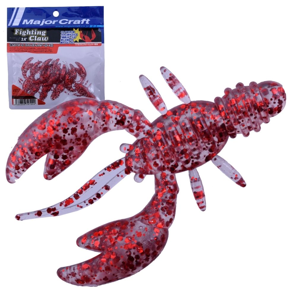 MAJOR CRAFT Scented Soft Bait Lure FIGHTING CLAW 2.4in - Image 6