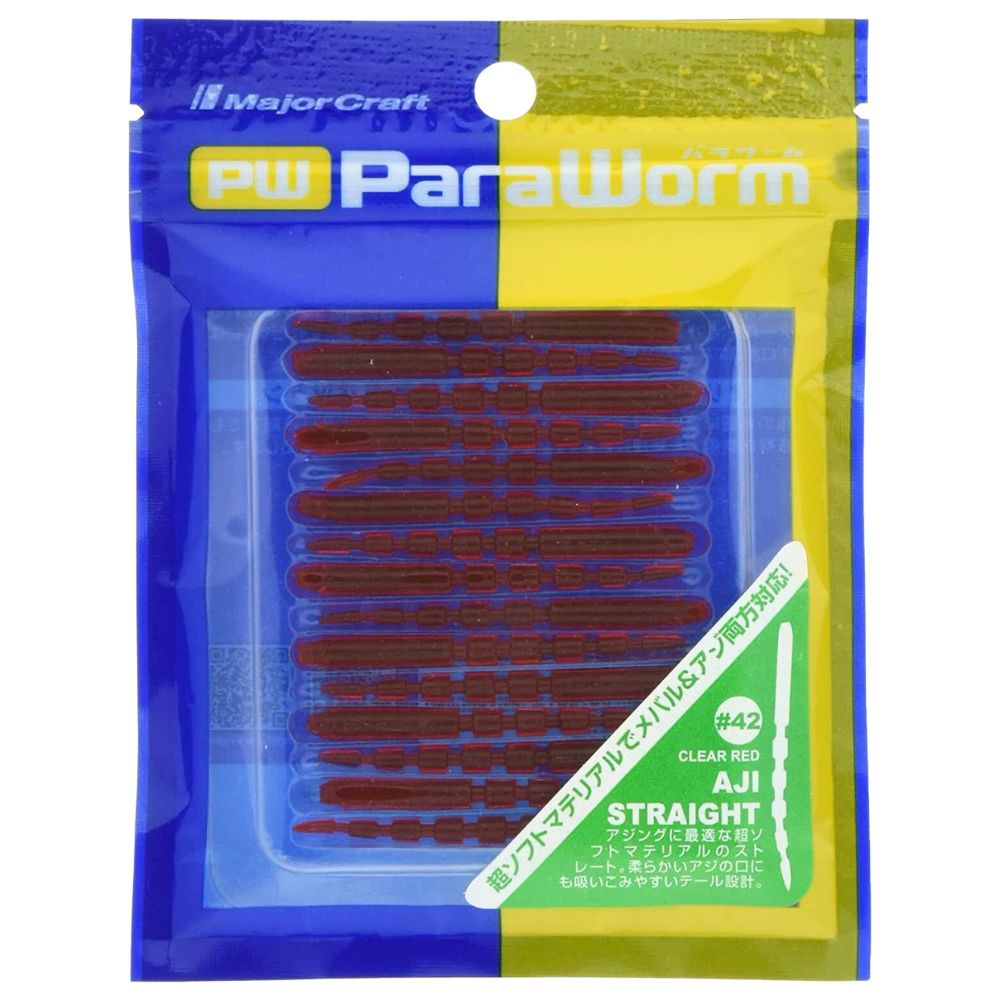 MAJOR CRAFT Ultra Light Soft Bait Lure PARAWORM Aji Straight 50mm/15pcs - Image 8