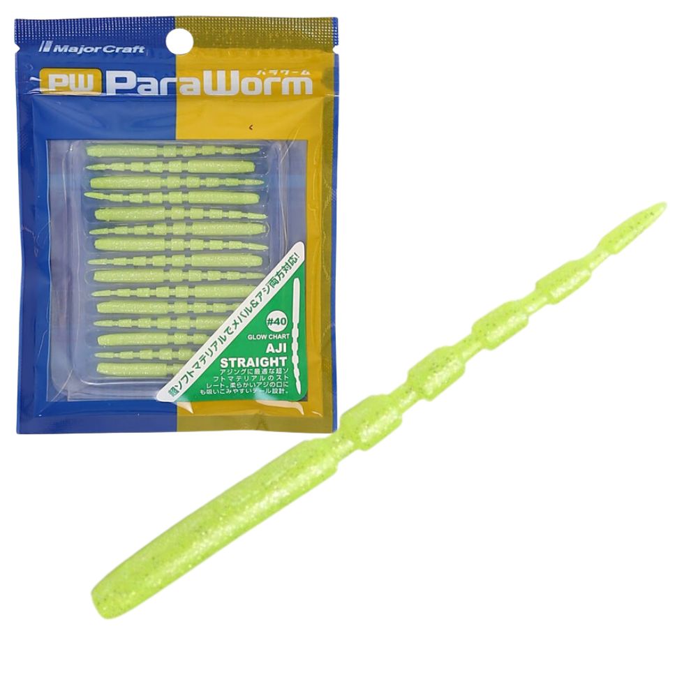 MAJOR CRAFT Ultra Light Soft Bait Lure PARAWORM Aji Straight 50mm/15pcs - Image 6
