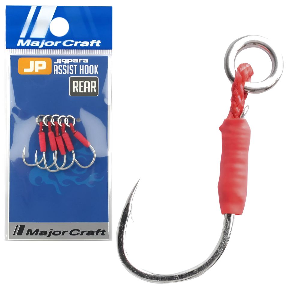 MAJOR CRAFT Saltwater Jigging Single Assist Tied Hooks JIGPARA JPS REAR