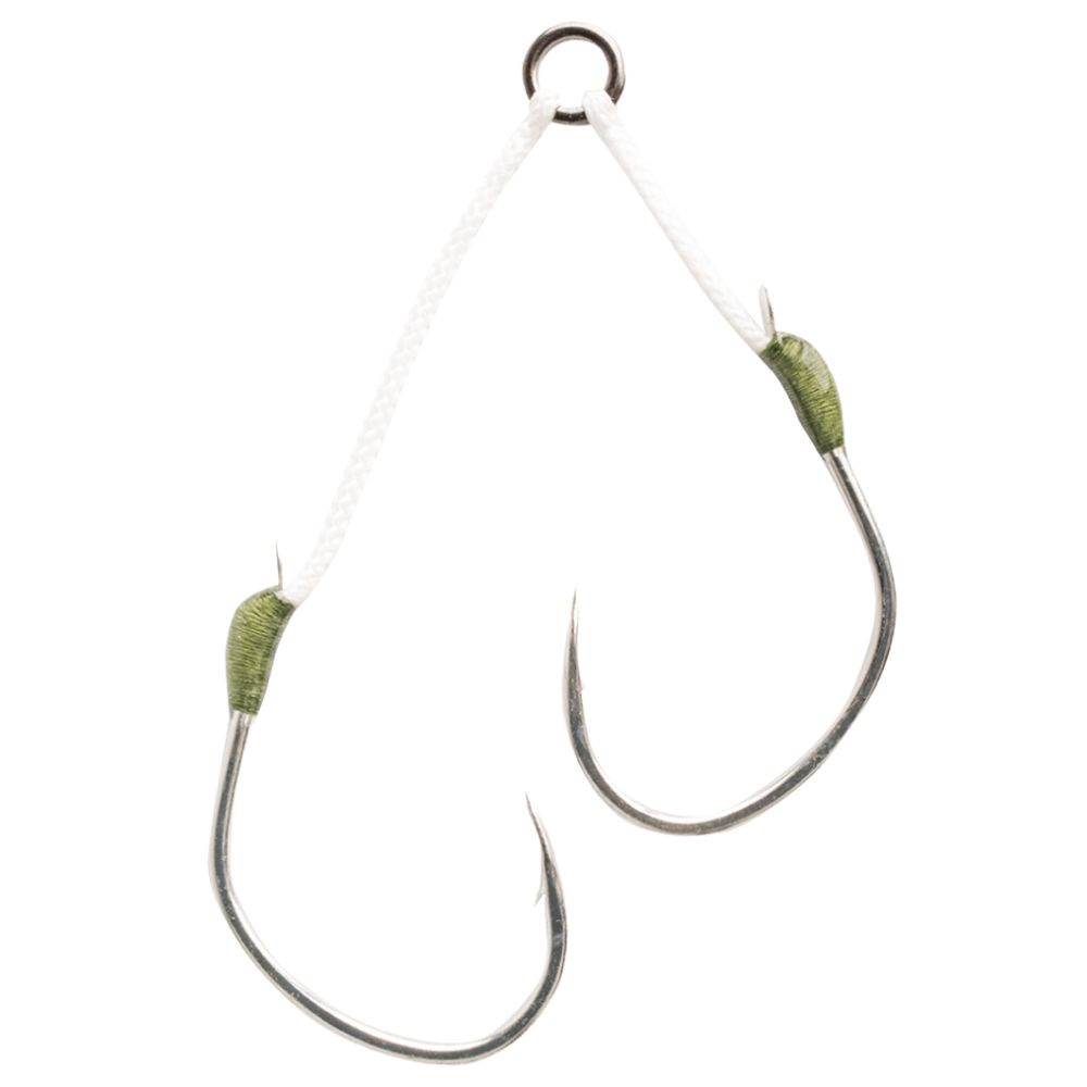 MAJOR CRAFT Pre-Tied Hard Coated Jigging Tandem Assist Hooks ZOC Type HT - Image 2