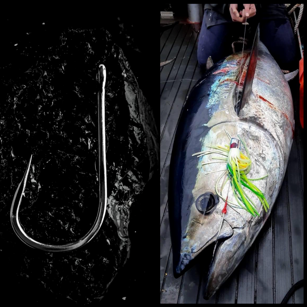 BKK Saltwater Hand Ground Heavy Duty Trolling Hook MAKAIRA HD - Image 4