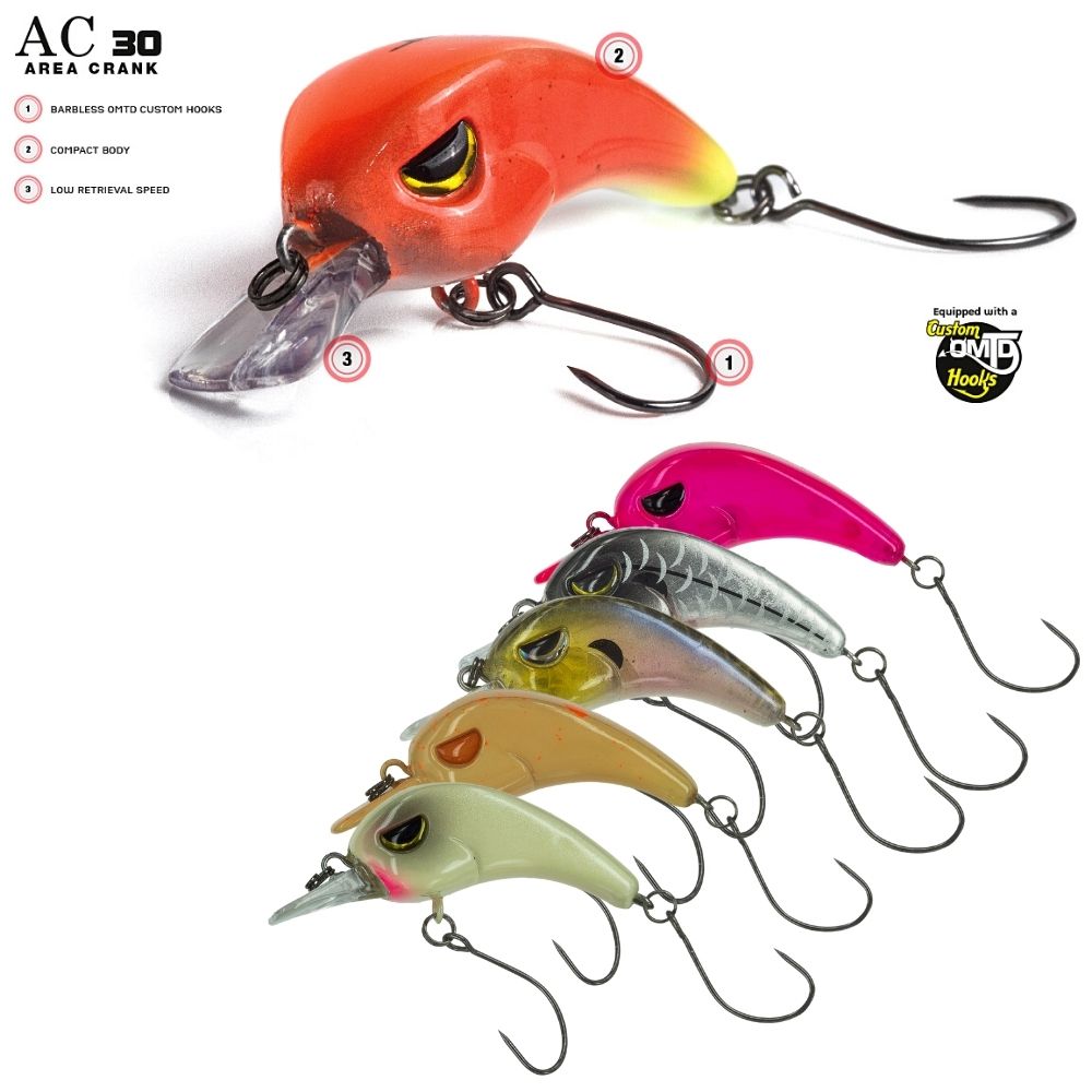 MOLIX Area Trout Fishing Compact Crankbait Lure AC 30 - Image 2