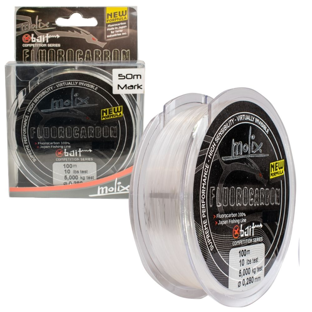 MOLIX Competition Serie Light Fishing FLUOROCARBON Line X-Bait 100m