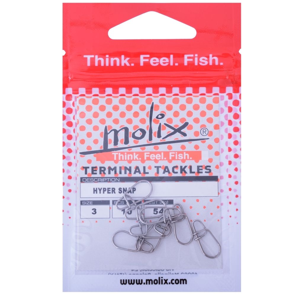 MOLIX Fishing Terminal Tackle Heavy-Duty Egg Shapped HYPER SNAP - Image 3