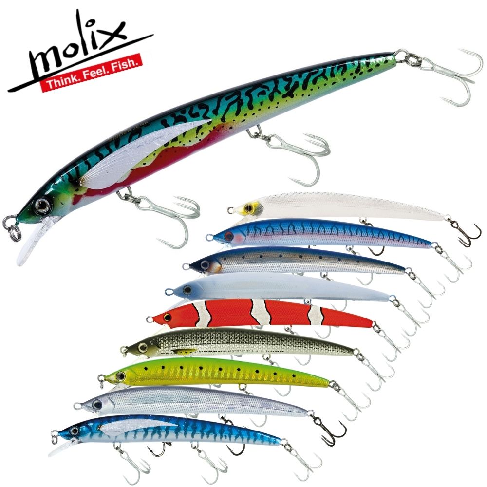 MOLIX Slow Sinking Jerk Bait Lure FINDER JERK 110