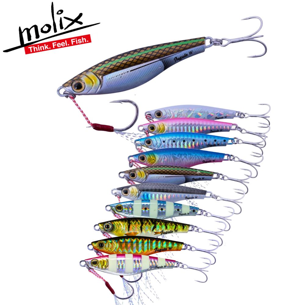 MOLIX UL Jigging Slow Fall Metal Jig Lure Jugulo Wide 10g