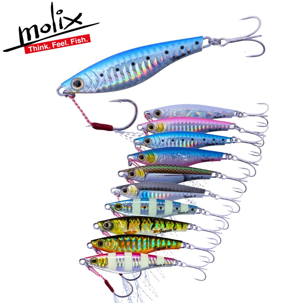 MOLIX Light Jigging Slow Fall Metal Jig Lure Jugulo Wide 15g