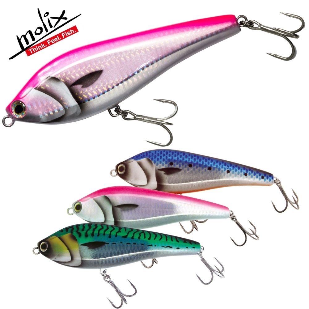 MOLIX Saltwater Sinking Stickbait Lure JERK MINNOW 140