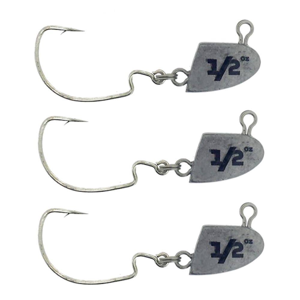MOLIX Soft Swimbait Lure SS Shad Spare JIG HEADS / 3pcs - Image 2