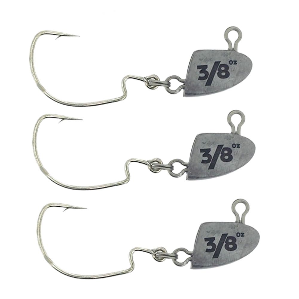 MOLIX Soft Swimbait Lure SS Shad Spare JIG HEADS / 3pcs - Image 4