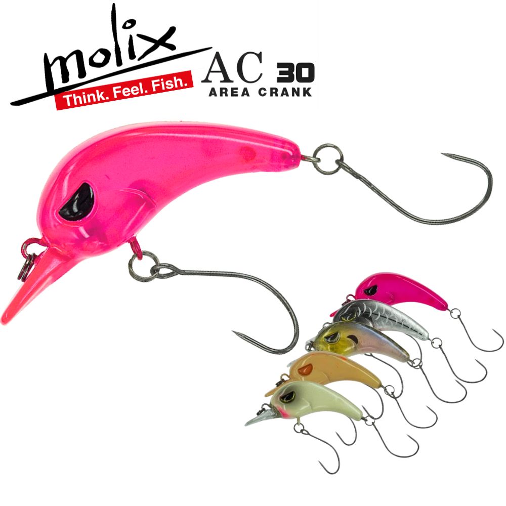 MOLIX Area Trout Fishing Compact Crankbait Lure AC 30