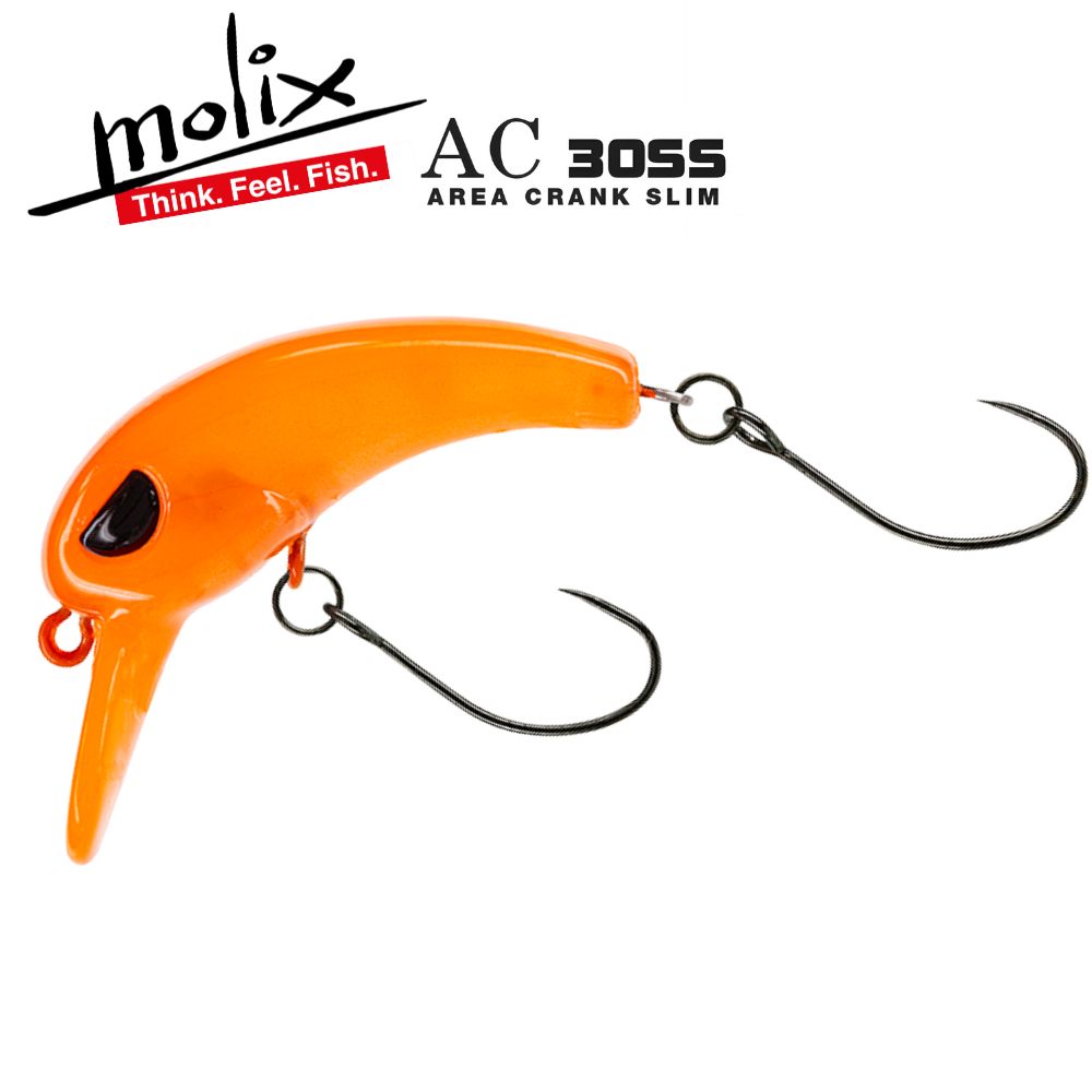 MOLIX Trout Area Fishing Slow Sinking Slim Crank Bait AC30SS