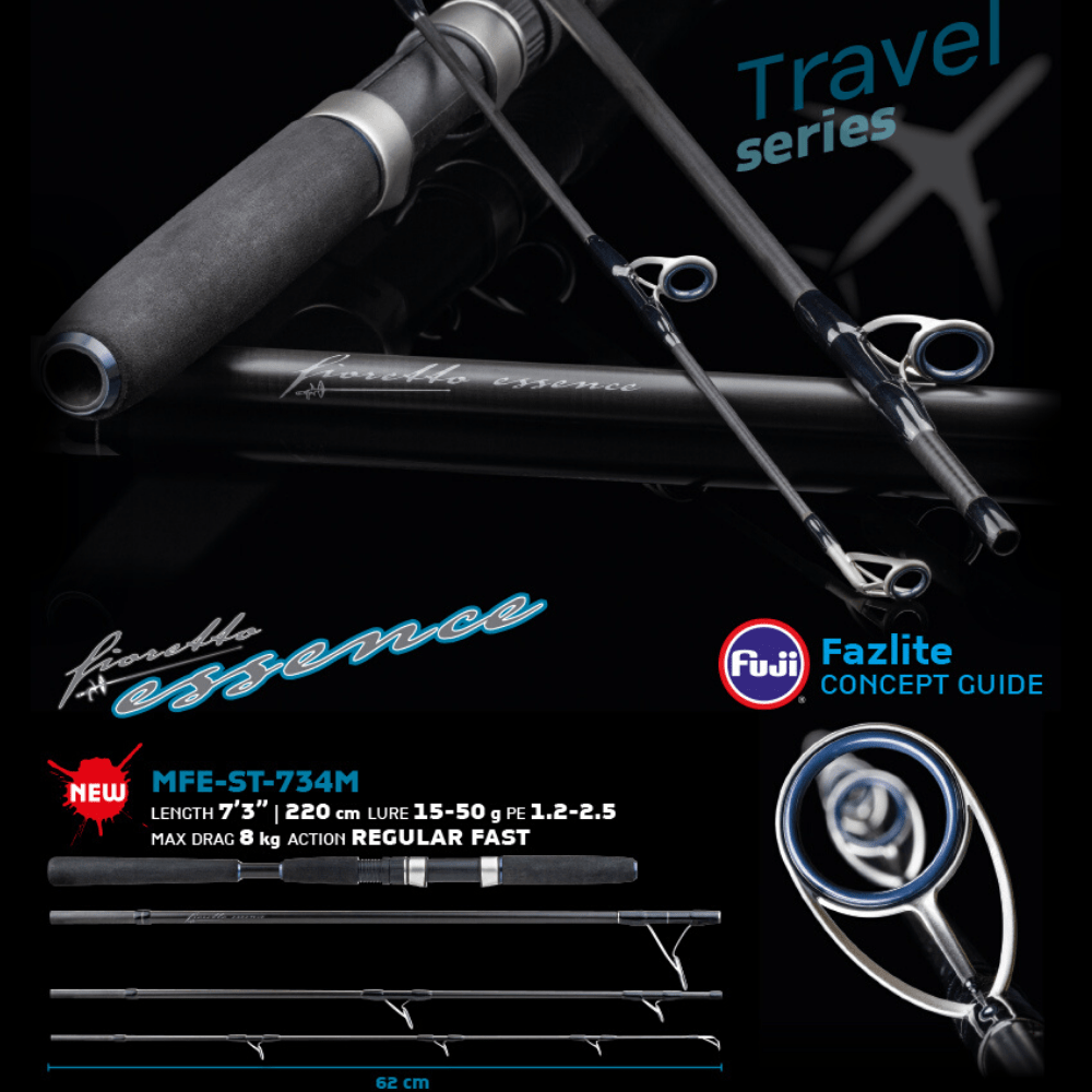 MOLIX Heawy Spinning Travel Rod Fioretto Essence MFE-ST-734M - Image 3