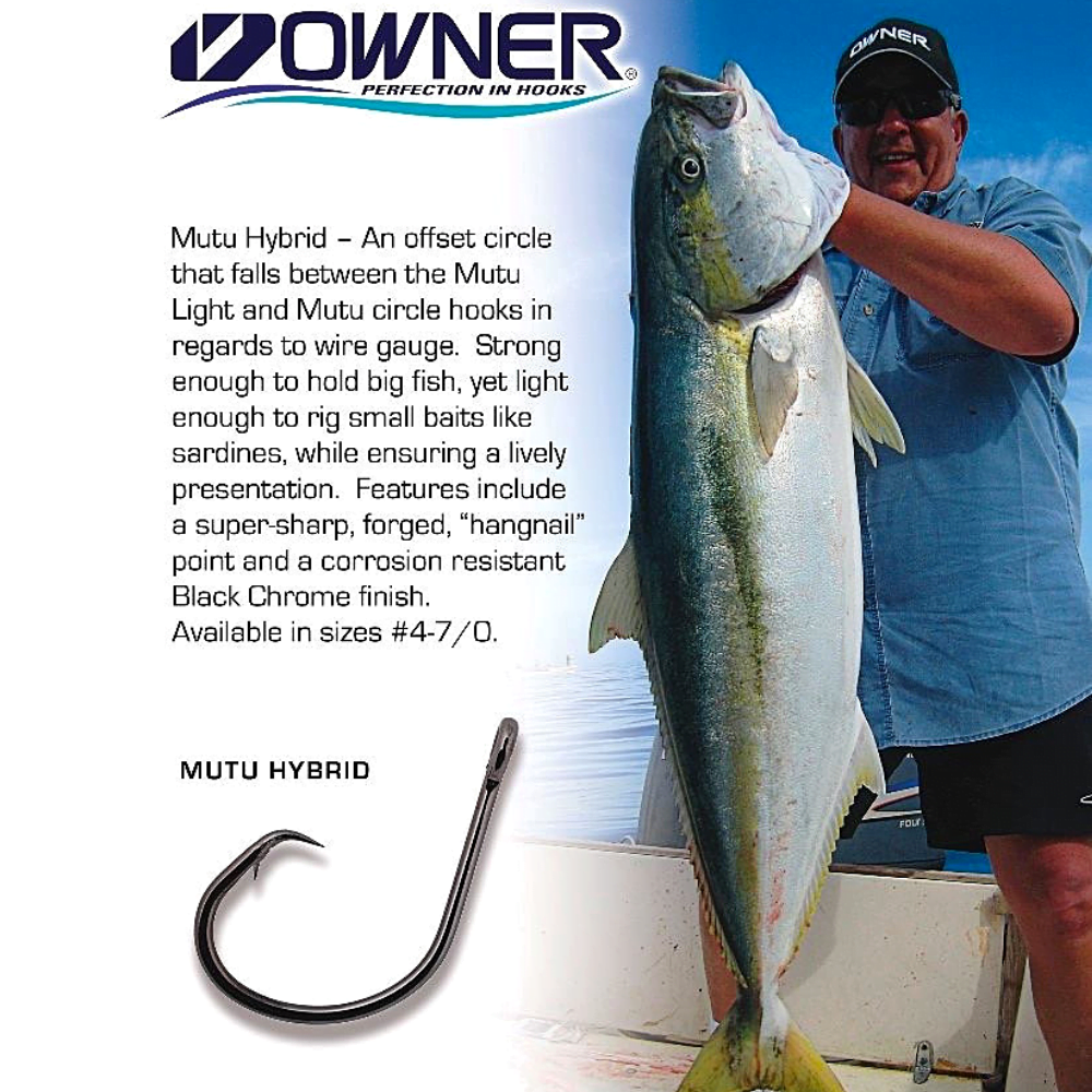 OWNER Super Sharp Offset Circle Hook MUTU HYBRID - Image 3