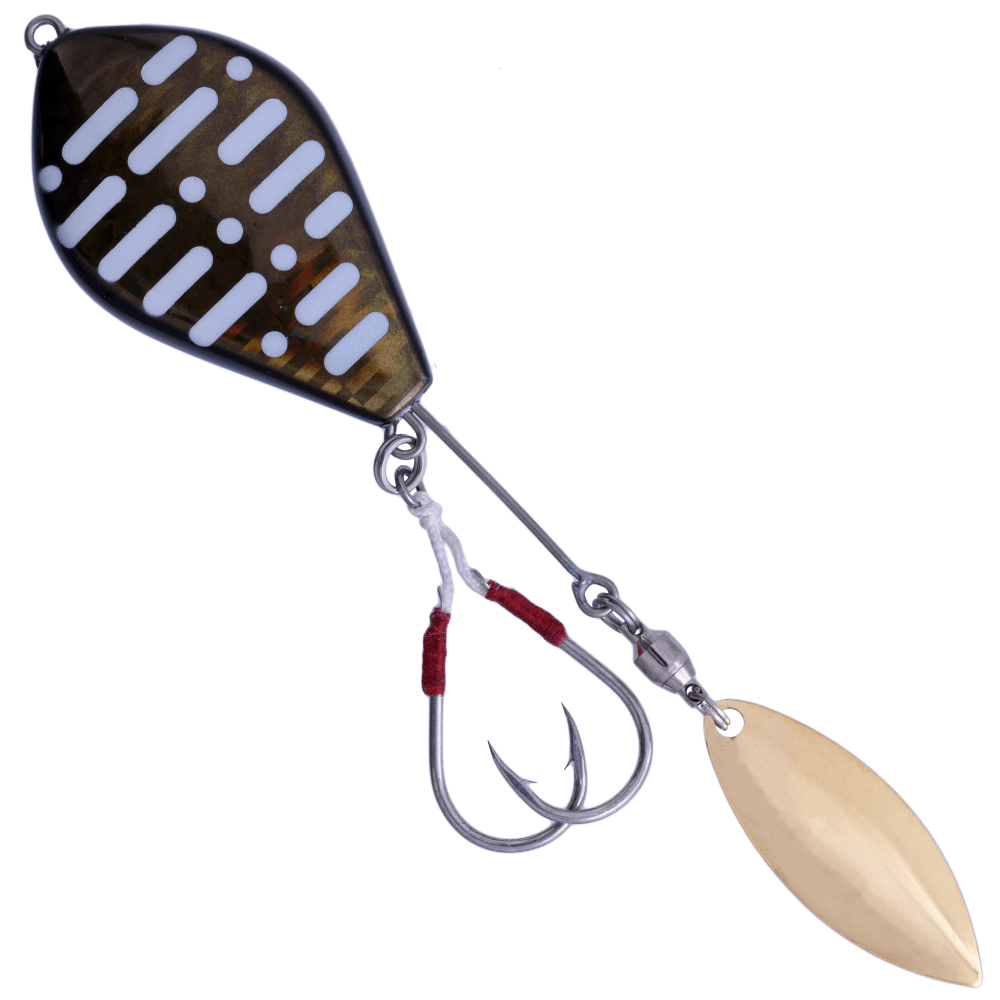 MEGABASS Saltwater Blade Flash Metal Lure MAKI JIG DROP 150g G Squid - Image 2