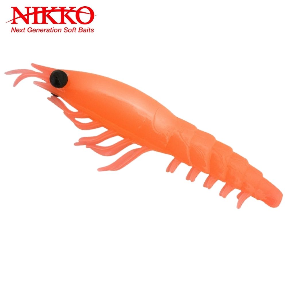 NIKKO KASEI Scented Soft Bait Lure DAPPY SARUEBI Shrimp 3in/76mm