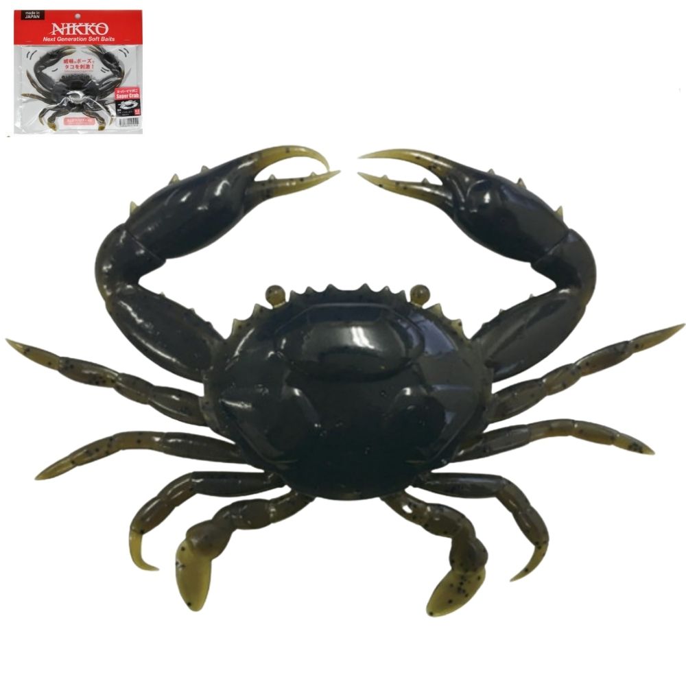 NIKKO KASEI Fishing Lifelike Scented Soft Bait Lure SUPER CRAB 6”/152mm - Image 4