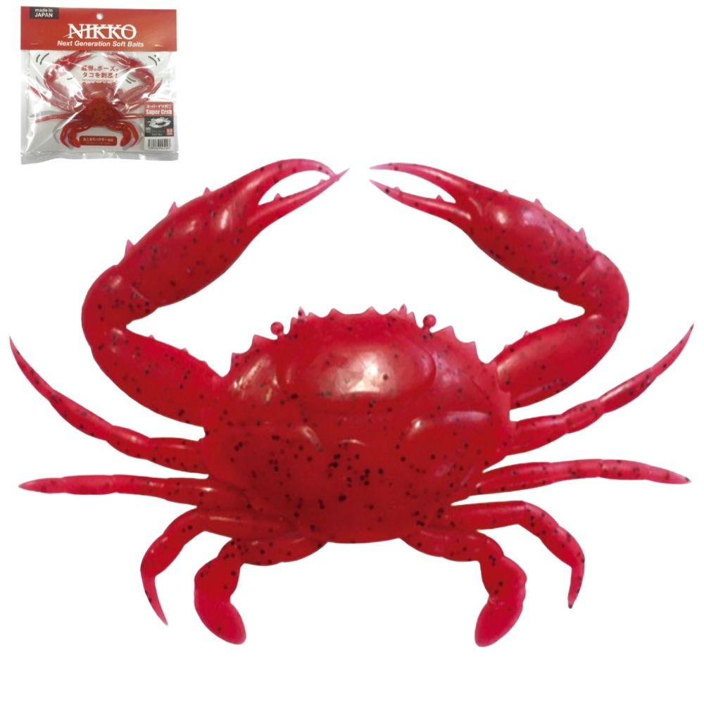 NIKKO KASEI Fishing Lifelike Scented Soft Bait Lure SUPER CRAB 6”/152mm - Image 2