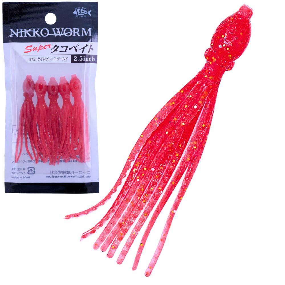 NIKKO Scented Soft Bait Skirt Lure OCTOPUS 2.5