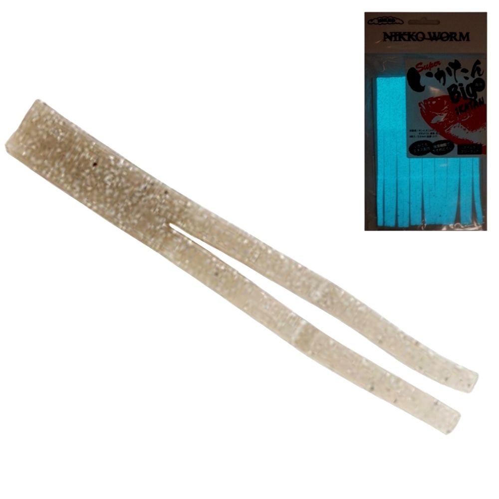NIKKO KASEI Squid Extract Scented Soft Bait Lure SQUID STRIPS 3.7”/95mm - Image 6