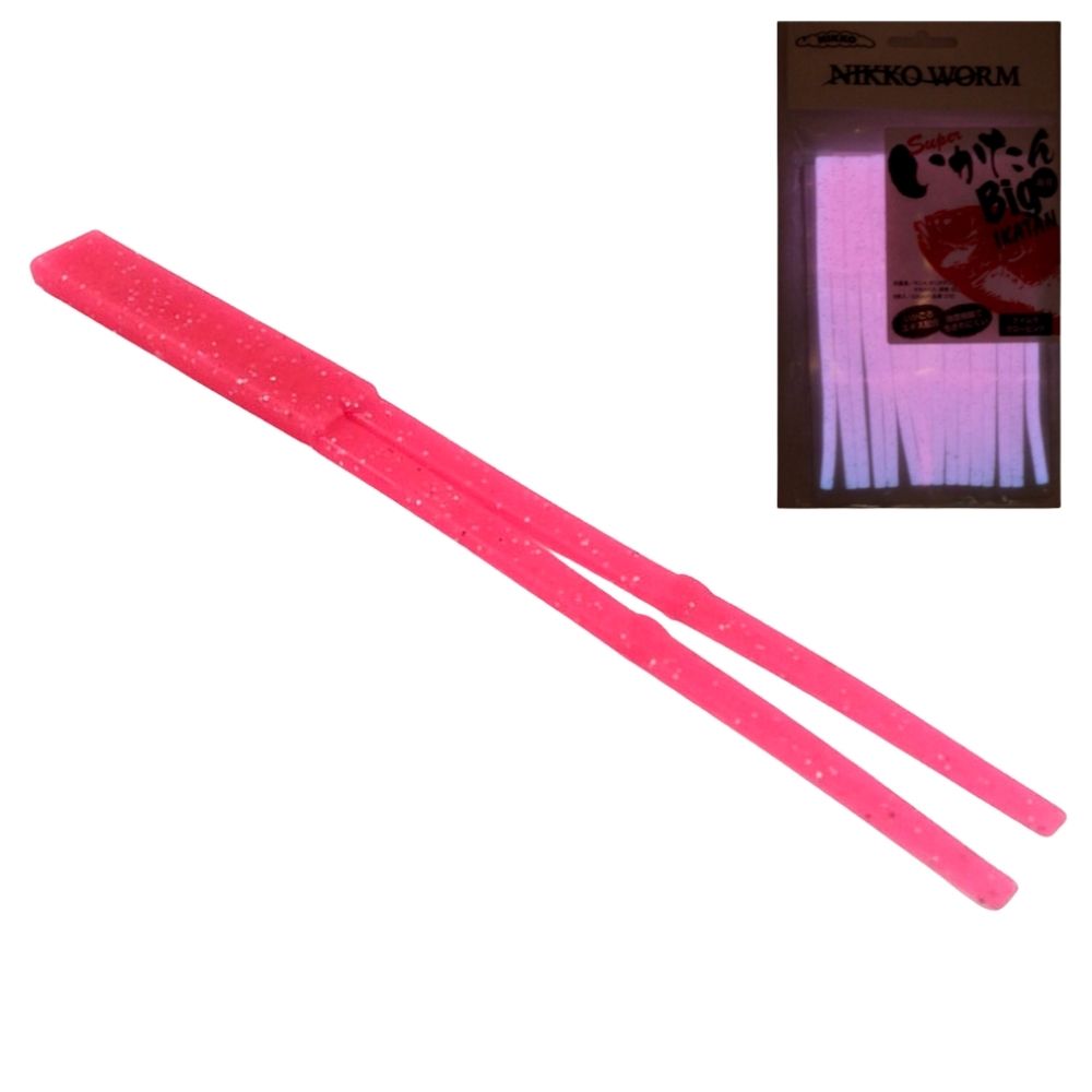 NIKKO KASEI Squid Extract Scented Soft Bait Lure SQUID STRIPS 3.7”/95mm - Image 5