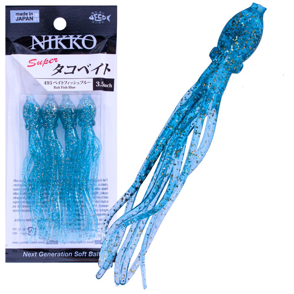 NIKKO Saltwater Scented Soft Bait Skirt Lure OCTOPUS 3.5 - Image 4