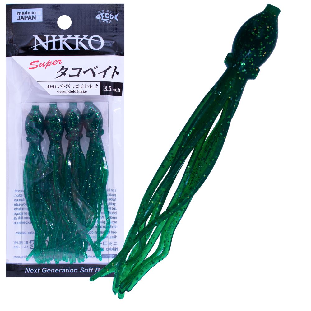 NIKKO Saltwater Scented Soft Bait Skirt Lure OCTOPUS 3.5 - Image 3