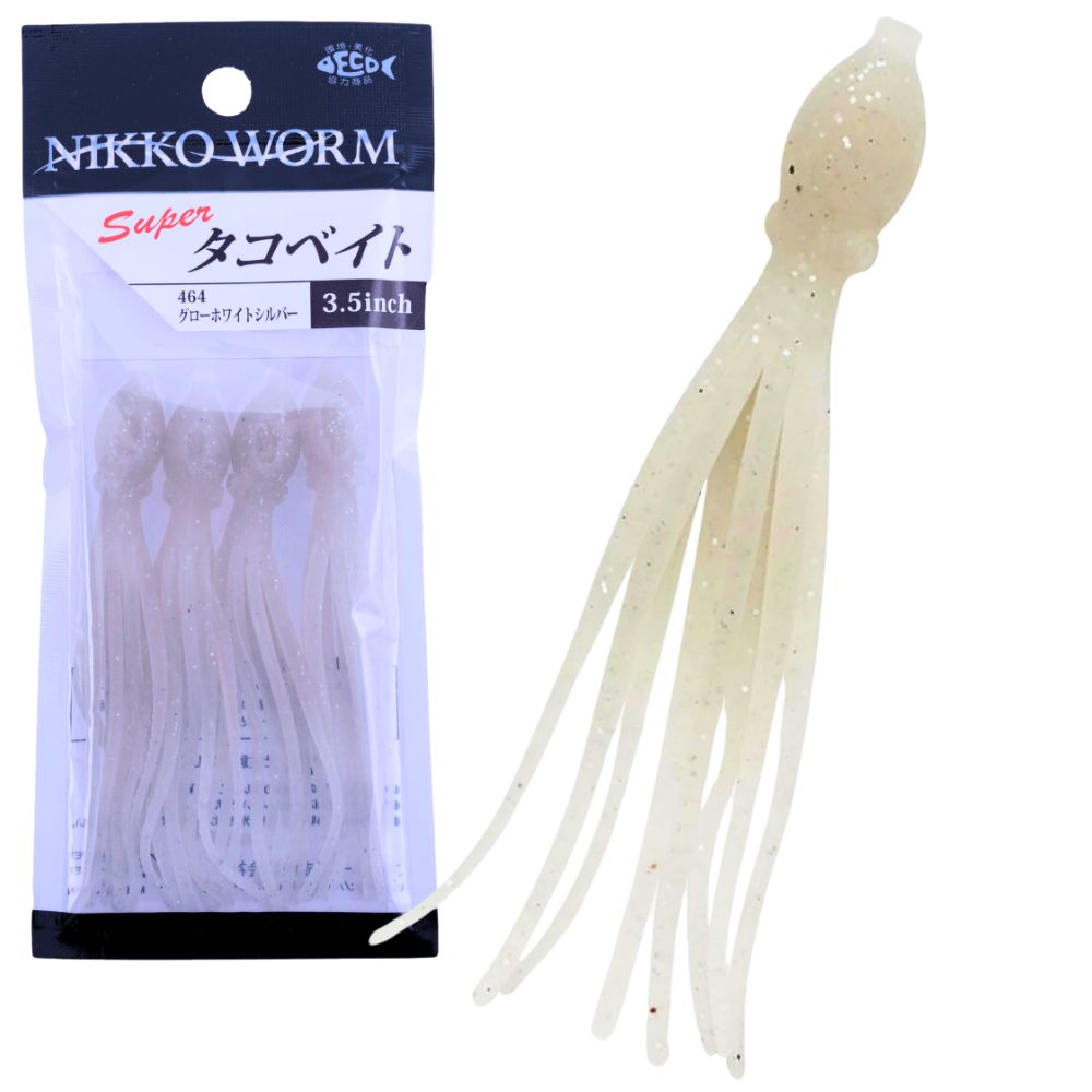 NIKKO Saltwater Scented Soft Bait Skirt Lure OCTOPUS 3.5 - Image 11