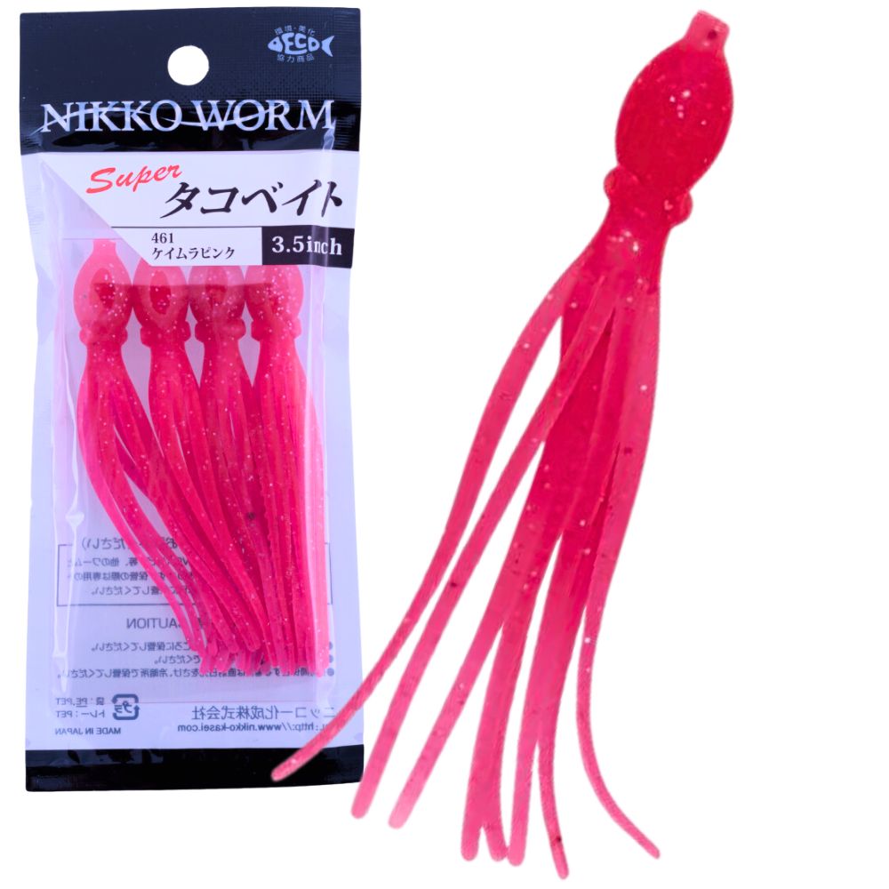 NIKKO Saltwater Scented Soft Bait Skirt Lure OCTOPUS 3.5 - Image 9