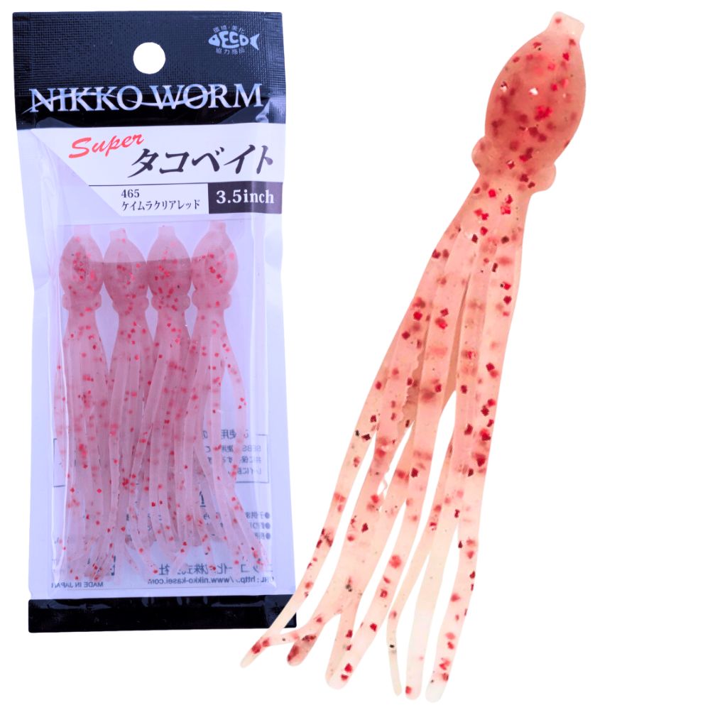 NIKKO Saltwater Scented Soft Bait Skirt Lure OCTOPUS 3.5 - Image 7