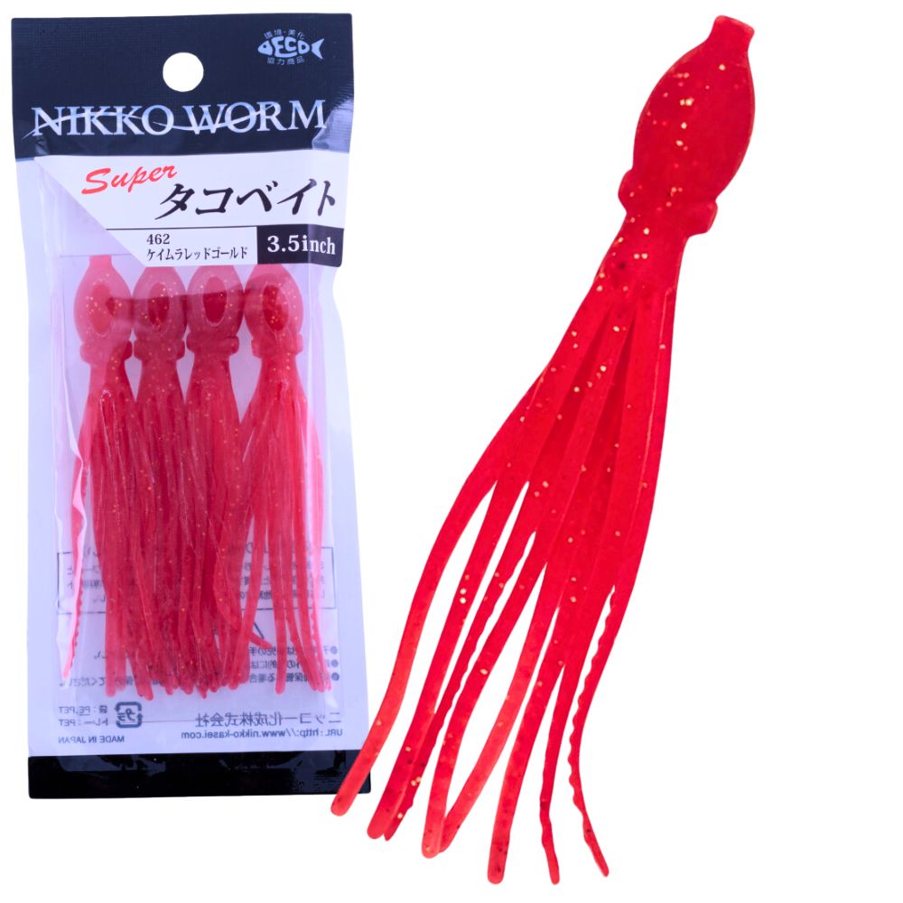 NIKKO Saltwater Scented Soft Bait Skirt Lure OCTOPUS 3.5 - Image 8
