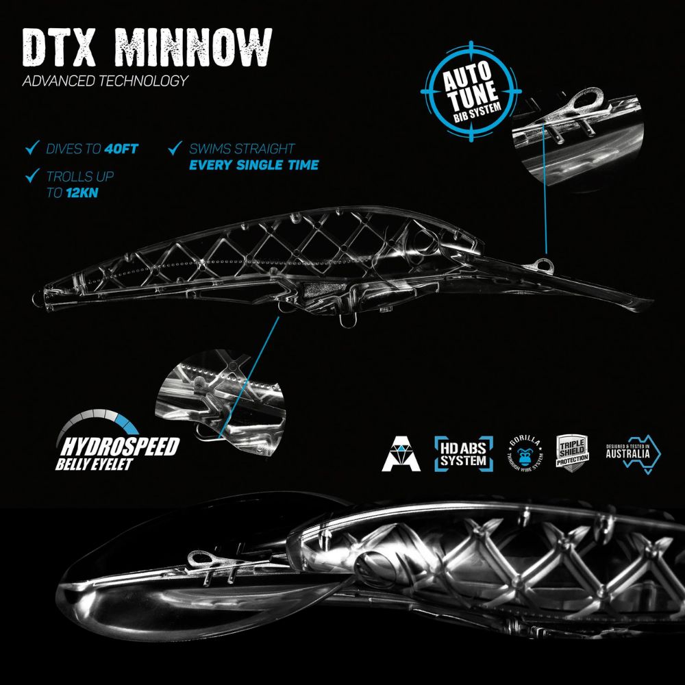 NOMAD DESIGN Saltwater Trolling Sinking Lure DTX MINNOW 165S - Image 2