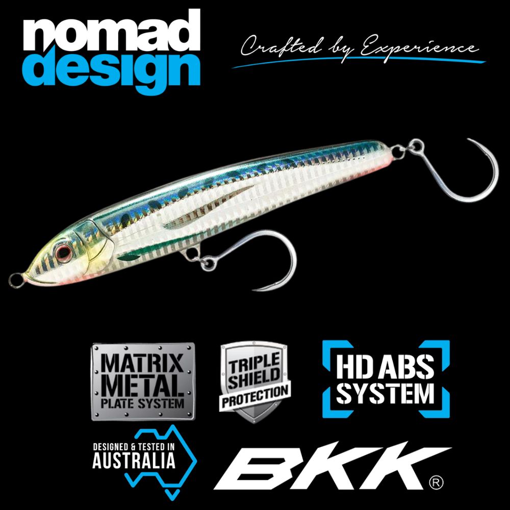 NOMAD DESIGN Saltwater Baitfish Shape Floating Stickbait Lure RIPTIDE 155mm/45g - Image 2