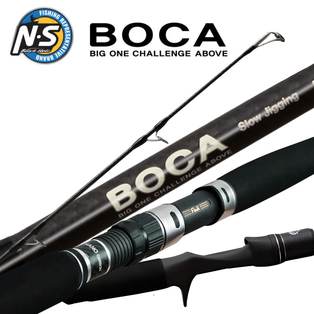 NS BLACK HOLE Premium Nano-Carbon Slow Pitch Jigging Rod BOCA