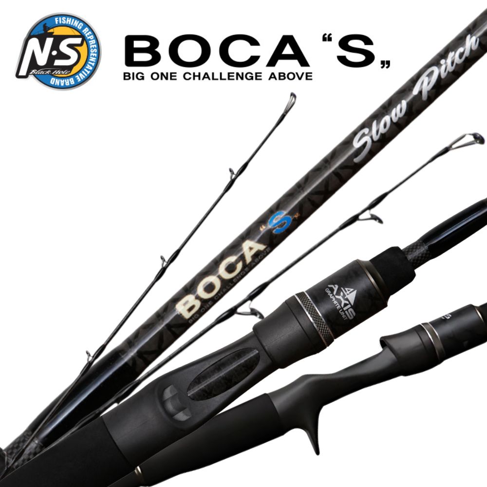 NS BLACK HOLE 4-Axis Nano-Carbon Slow Pitch Jigging Rod BOCA S