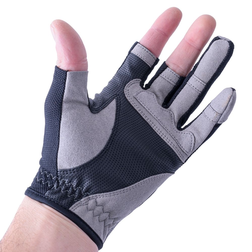 NS BLACK HOLE Fishing Fighting GLOVES 3 CUT - Image 7