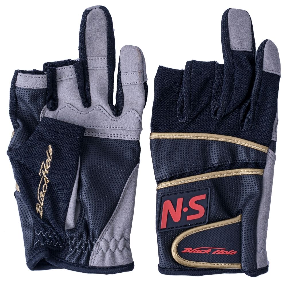 NS BLACK HOLE Fishing Fighting GLOVES 3 CUT - Image 4