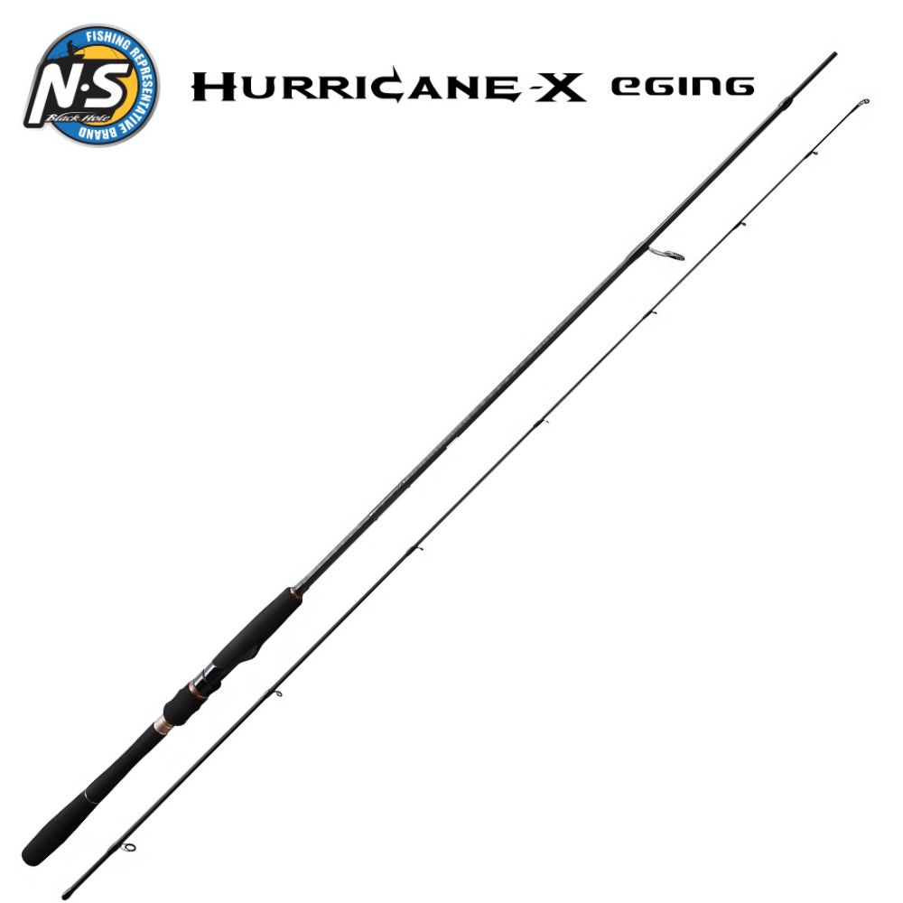 NS BLACK HOLE Squid Fishing Spinning Rod Hurricane-X EGING ES-722ML Tip Run