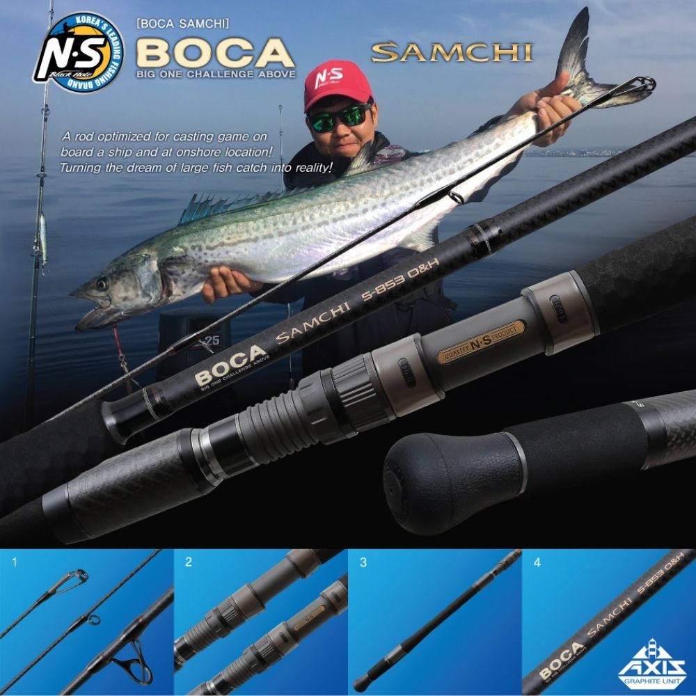 NS BLACK HOLE Saltwater Power Casting Spinning Rod Boca SAMCHI S-853 O&H - Image 2