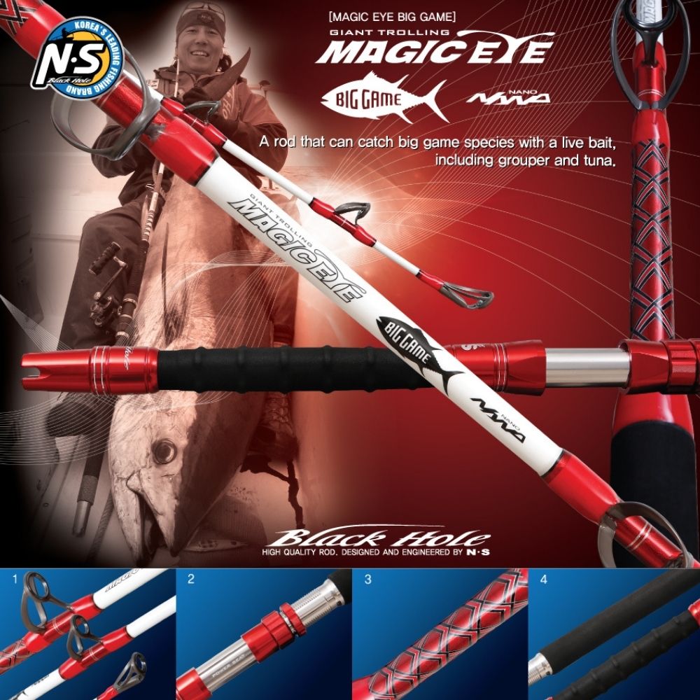 NS BLACK HOLE Saltwater Offshore Fishing Nano Carbon Rod MAGIC EYE BIG GAME - Image 2