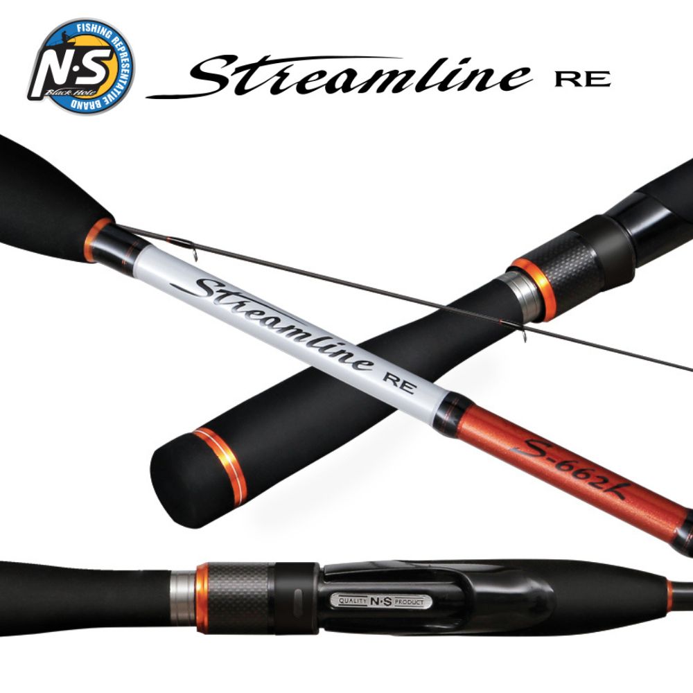 NS BLACK HOLE Ultra Light Fishing Spinning Rod STREAMLINE RE