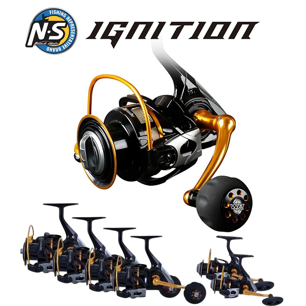 NS BLACK HOLE Saltwater Extreme Hi Gear Spinning Reel IGNITION
