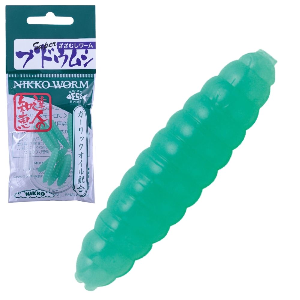 NIKKO KASEI Scented Floating Soft Bait Lure Dappy WaxWorm 1” - Image 2