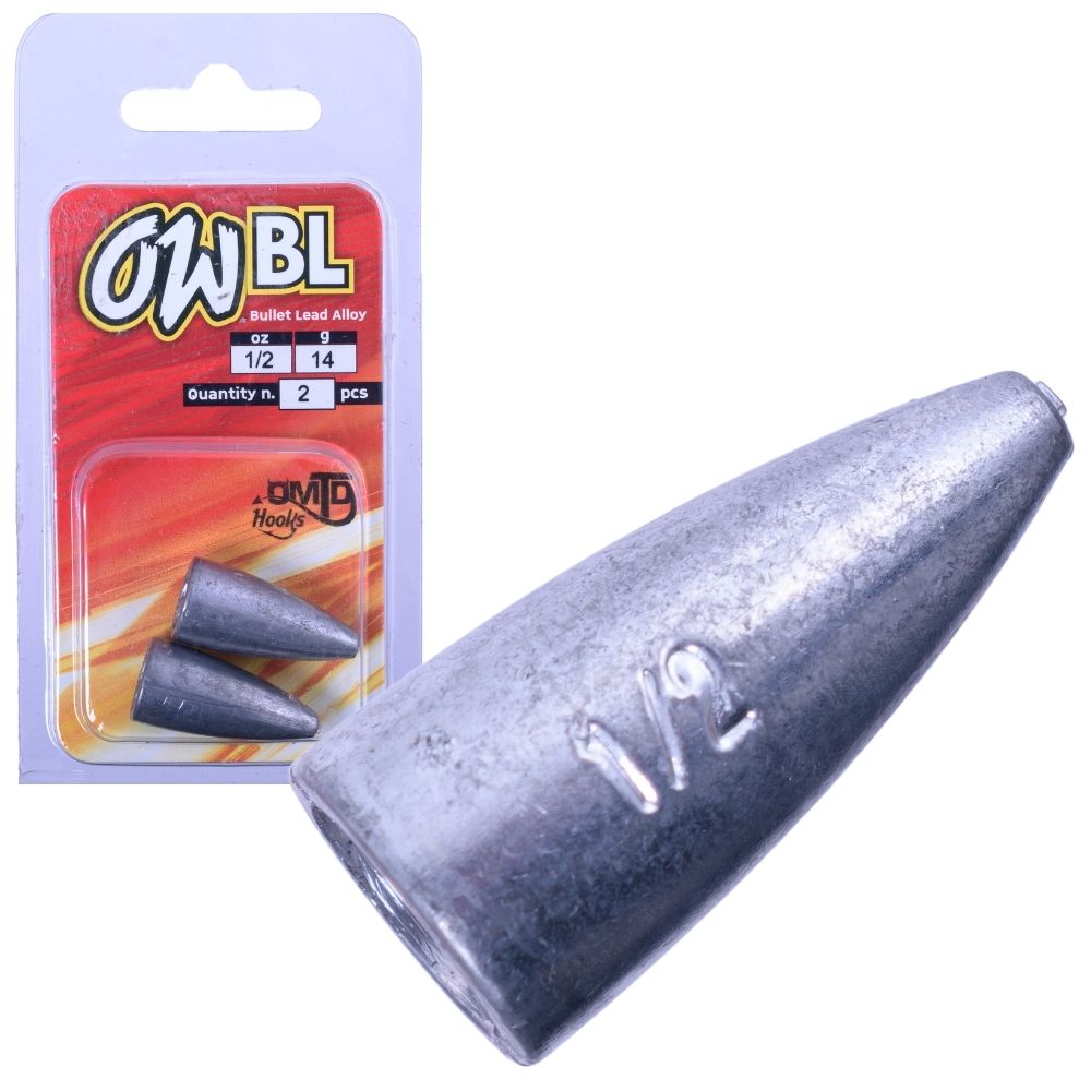 OMTD Fishing Rigging Accessories Bullet Lead Alloy OWBL