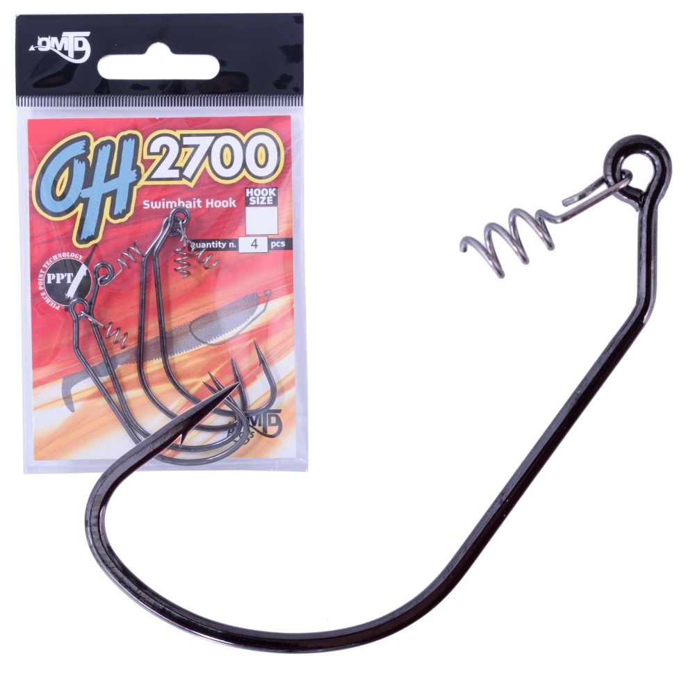 OMTD Weightless Swimbait Hook With Lure Keeper OH2700
