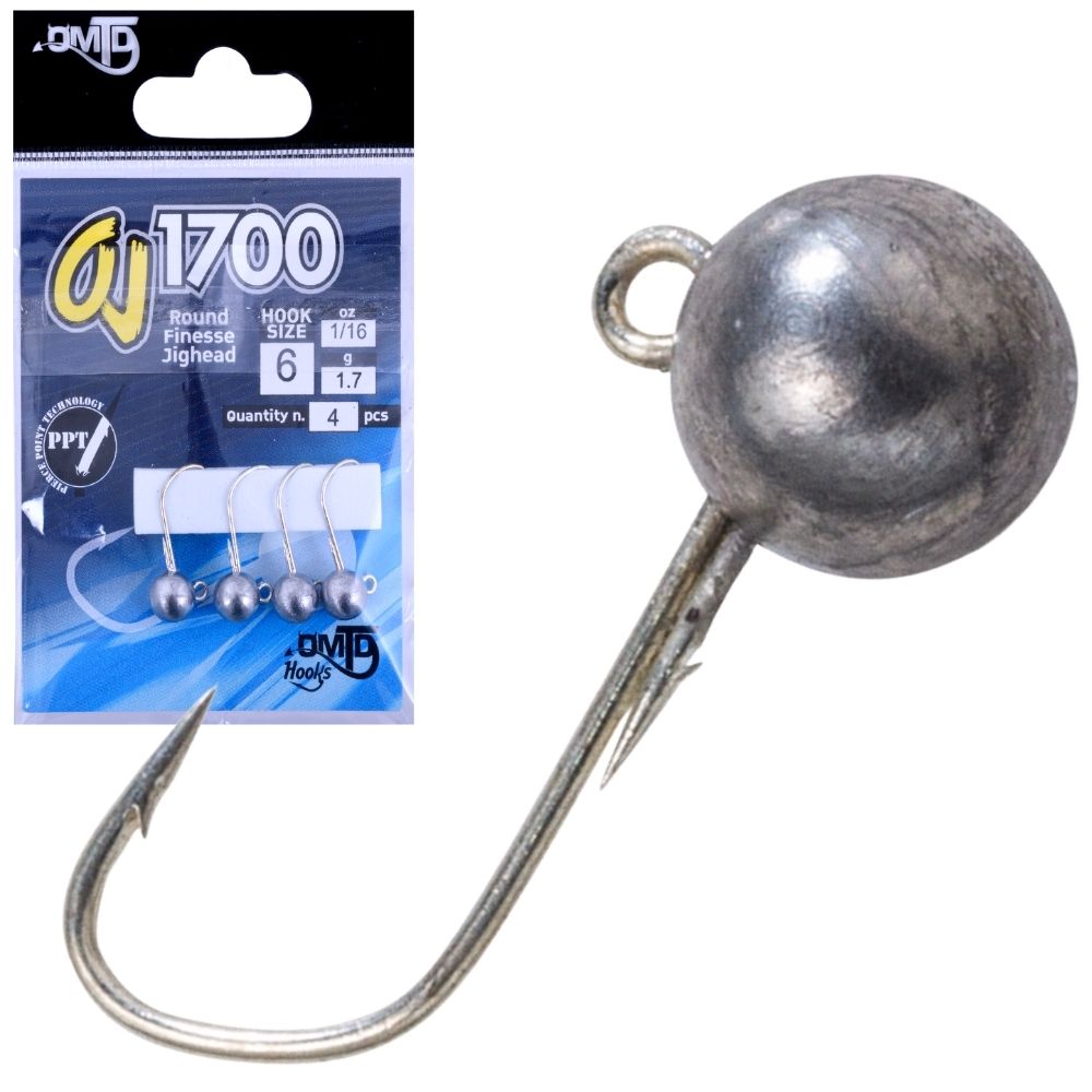 OMTD Ultra Light Fishing Finesse Round Jig Head OJ1700