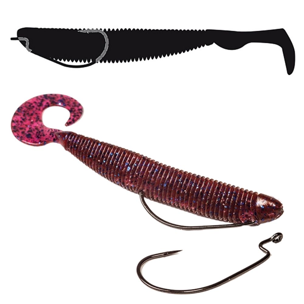 OMTD Classic Wide Gap Worm Hook OH1900 - Image 3