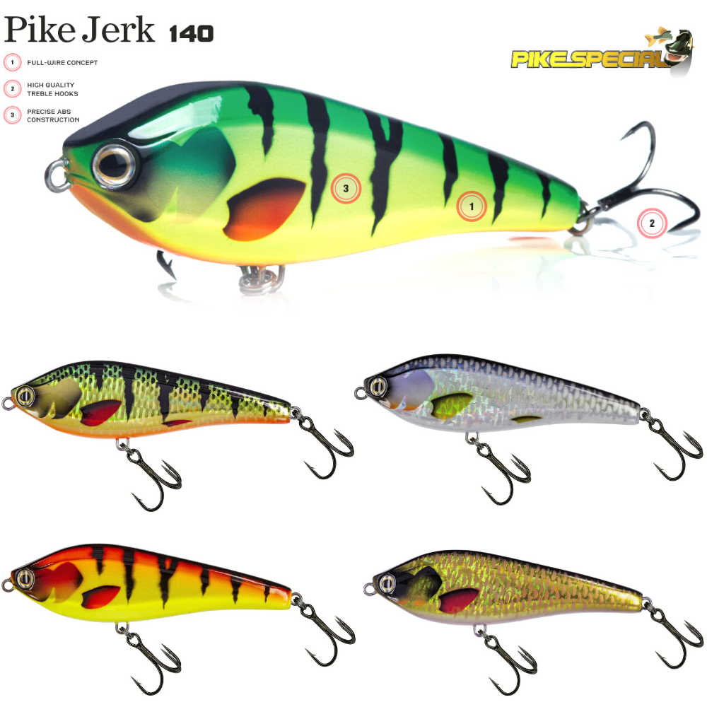 MOLIX Freshwater Slow Sinking Lure PIKE JERK 140